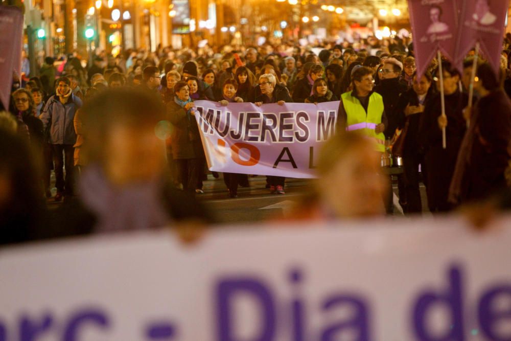 Manifestación del Día de la Mujer en Valencia