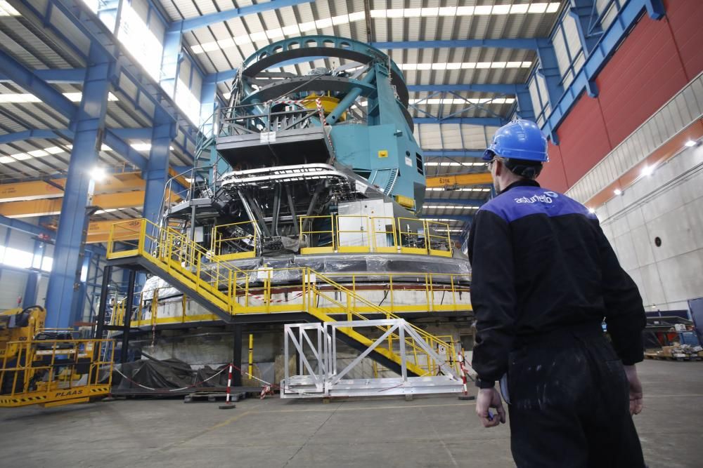 Telescopio fabricado en Asturfeito