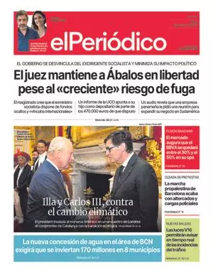 La portada de EL PERIÓDICO del 16 de octubre de 2025