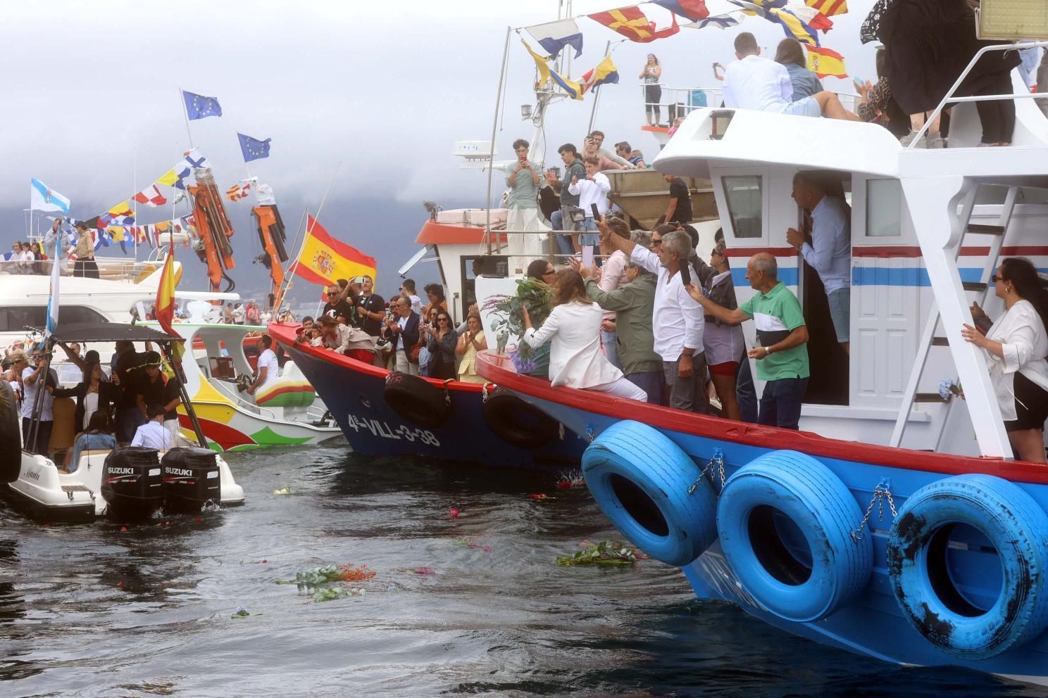 A Illa rompe récords en la procesión del Carmen