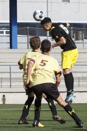 21.04.18 Las Palmas de Gran Canaria. Fútbol base intantil temporada 2017-18. Siete Palmas - Heidelberg. Anexo Estadio de Gran Canaria.  Foto Quique Curbelo  | 21/04/2018 | Fotógrafo: Quique Curbelo