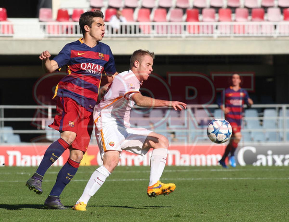 Youth League FC Barcelona Juvenil, 3 - AS Roma, 3