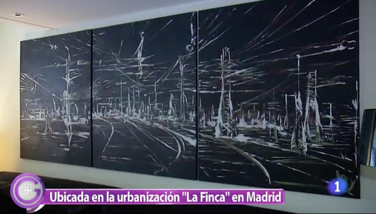 El tríptico del salón, de una exnovia de Fonsi Nieto