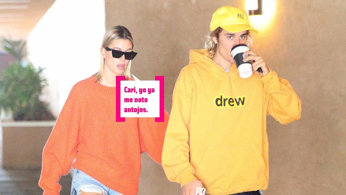 Hailey le dice a Justin Bieber que ya tiene antojos