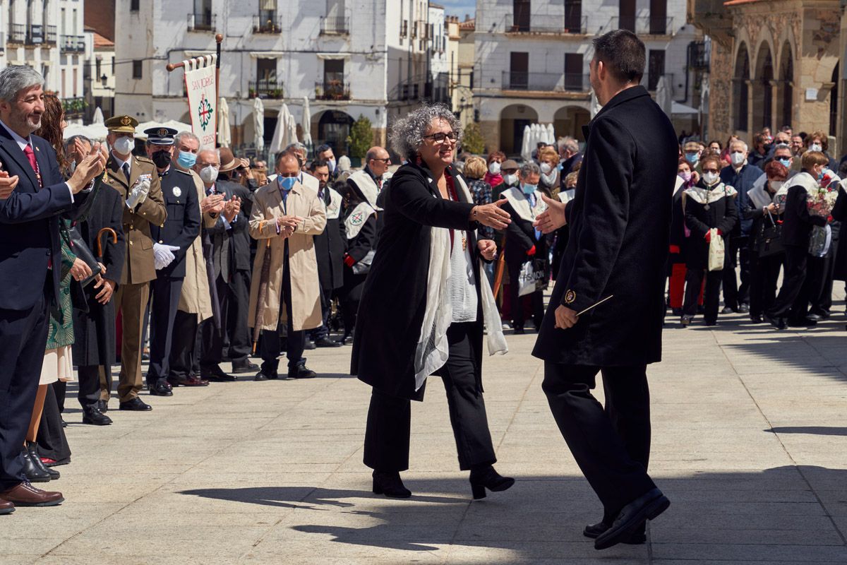 Celebración del día de San Jorge en Cáceres