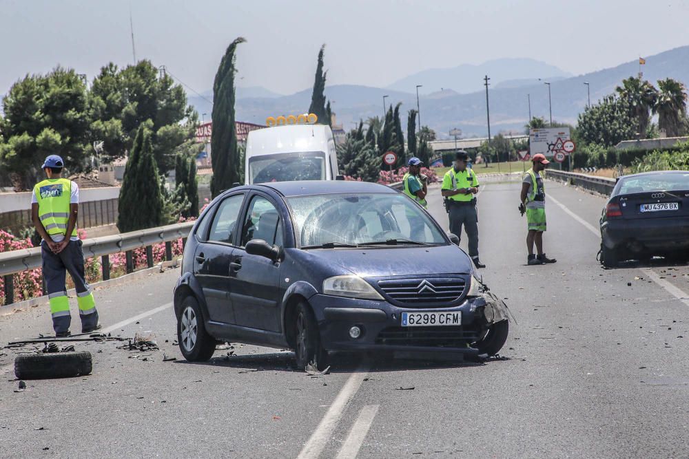 Ocho heridos en un accidente de tráfico en Callosa