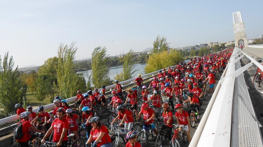 680 escolares tomarán Mérida en bici