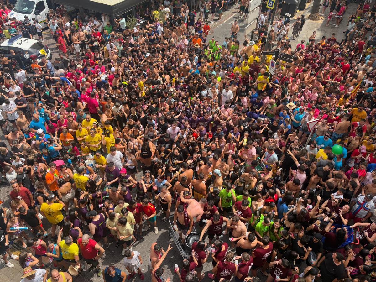 Multitudinaria 'xopà' en Sagunt.