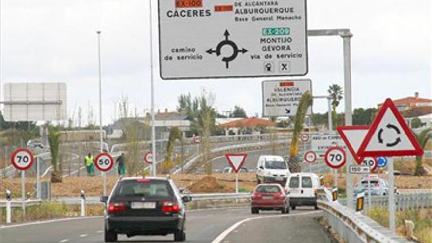 La carretera de Cáceres desdoblada se abrirá en su totalidad antes de verano