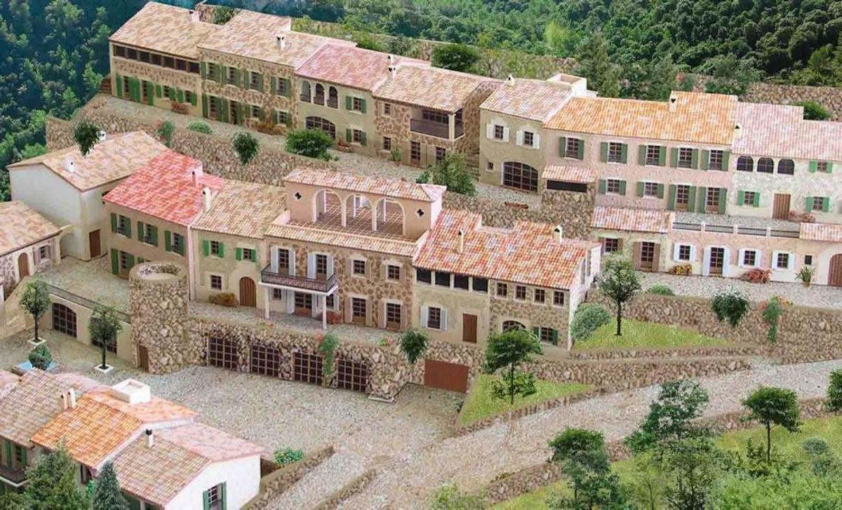 Una recreación de cómo iba a quedar una urbanización que nunca se llegó a materializar.