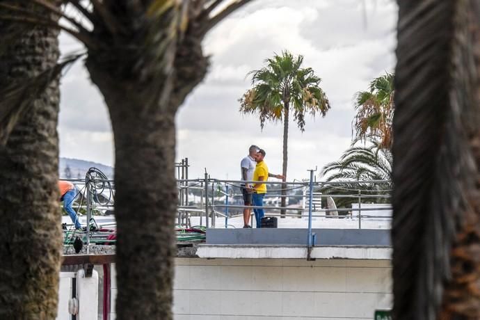 OBRAS ILEGALES CERCA DE LA CHARCA DE MASPALOMAS