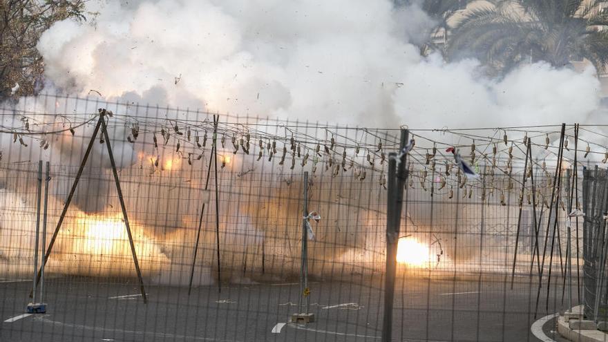 Guanyar critica la desprotección de Luceros en las mascletàs de fin de año