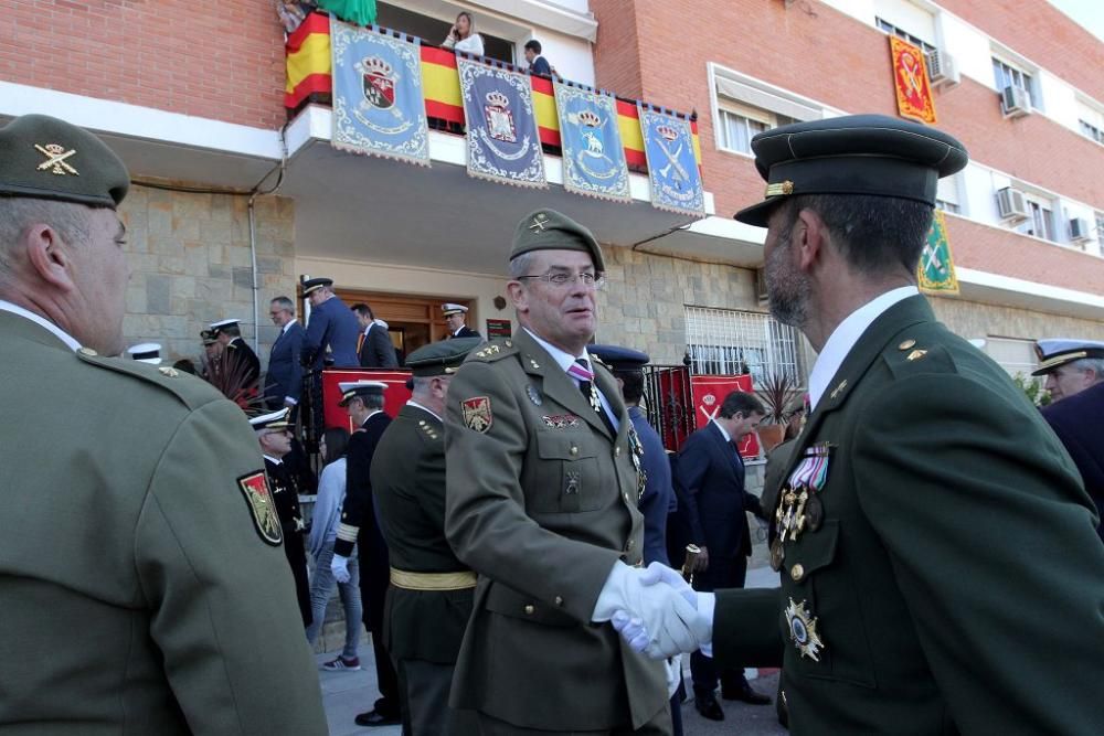 Acto por la festividad de Santa Bárbara en el Cuartel de Artillería Antiaérea de Cartagena