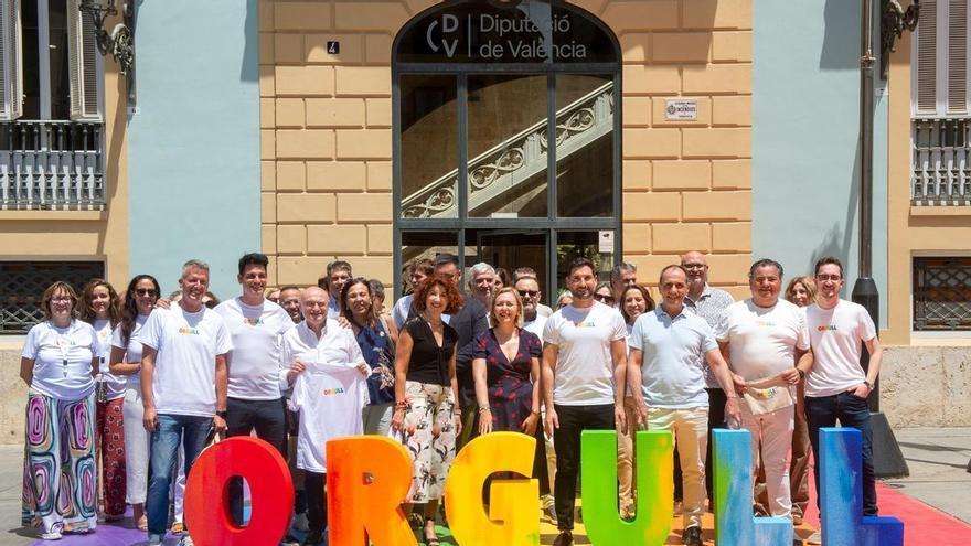 La Diputación de Valencia celebra el Orgullo LGTBI, con ausencia de la oposición y nuevo choque con Vox