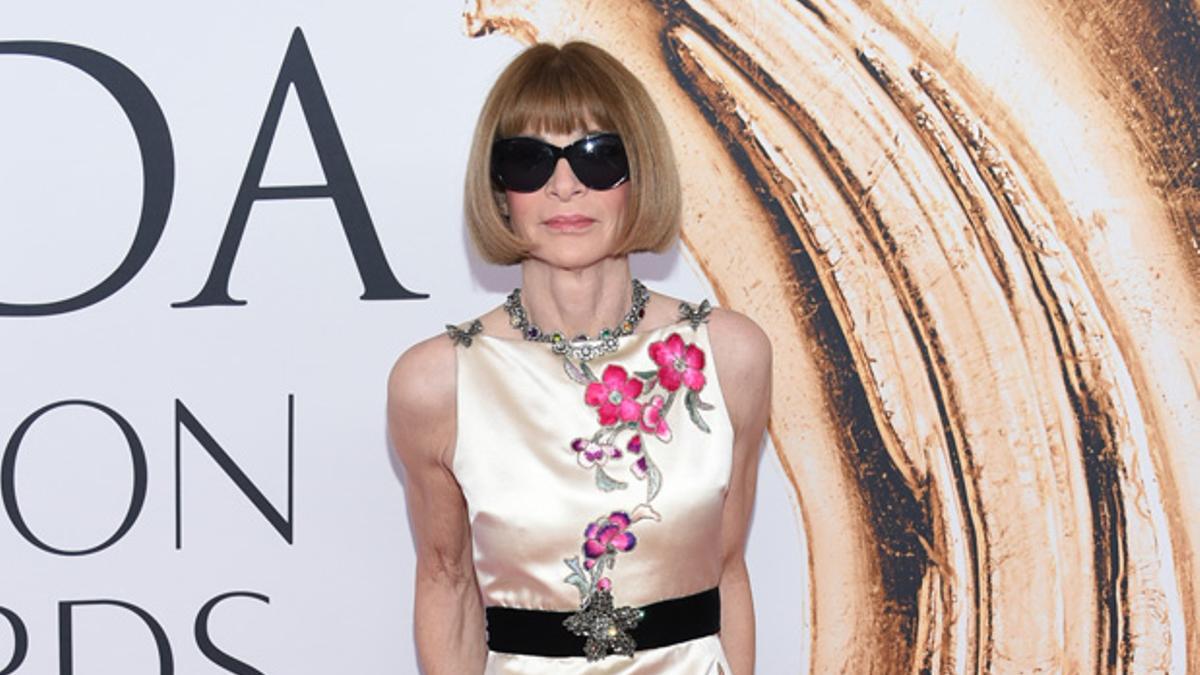 Anna Wintour de Gucci en los CFDA Fashion Awards 2016