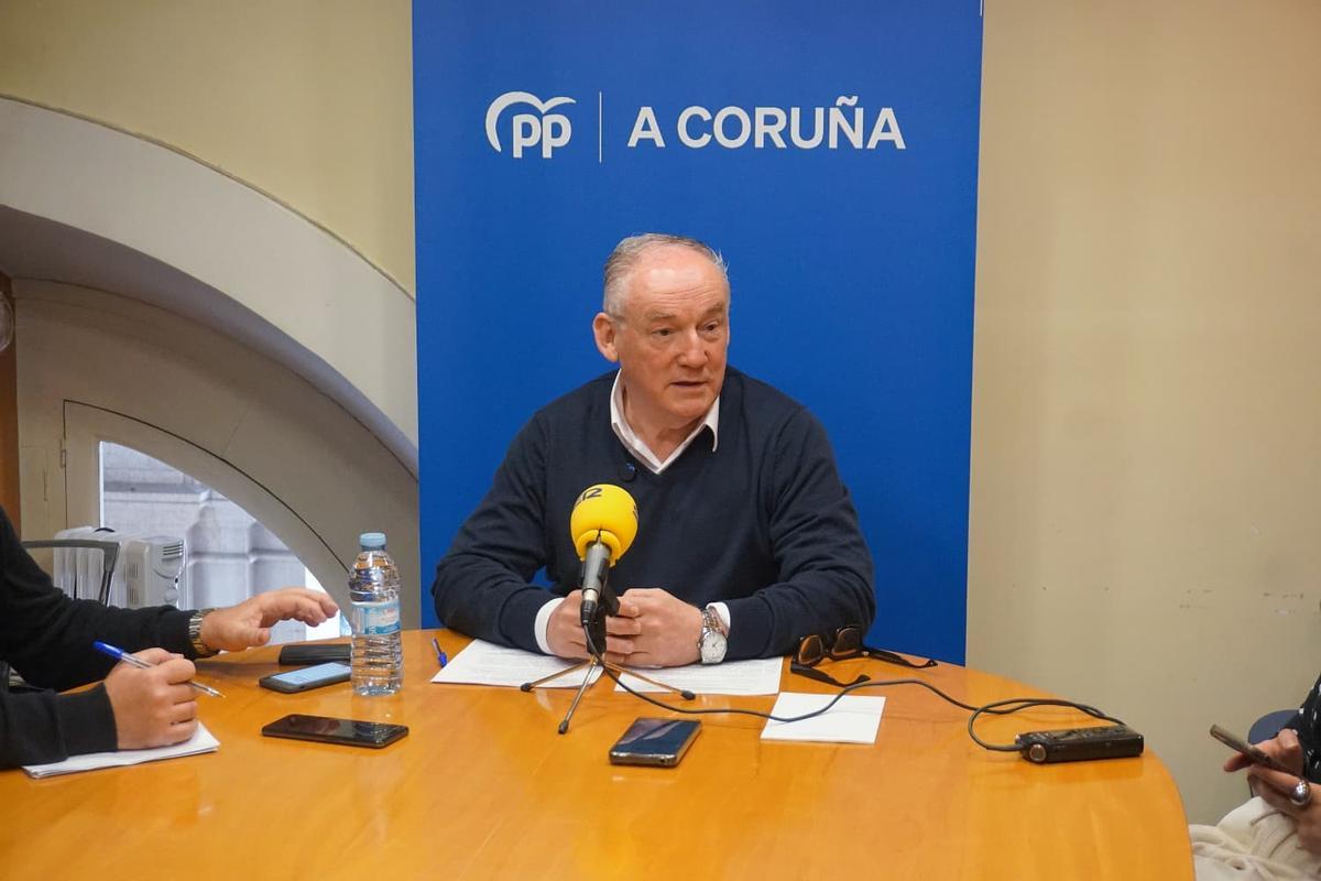 El portavoz municipal del PP Miguel Lorenzo.