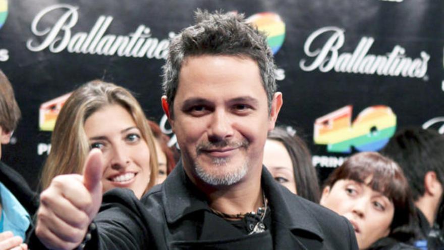 El cantante Alejandro Sanz.