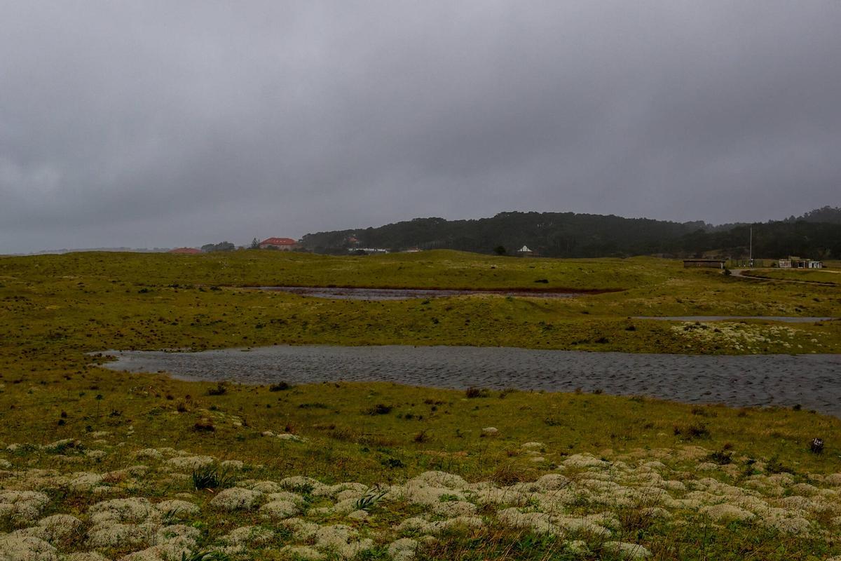 El istmo de A Lanzada.