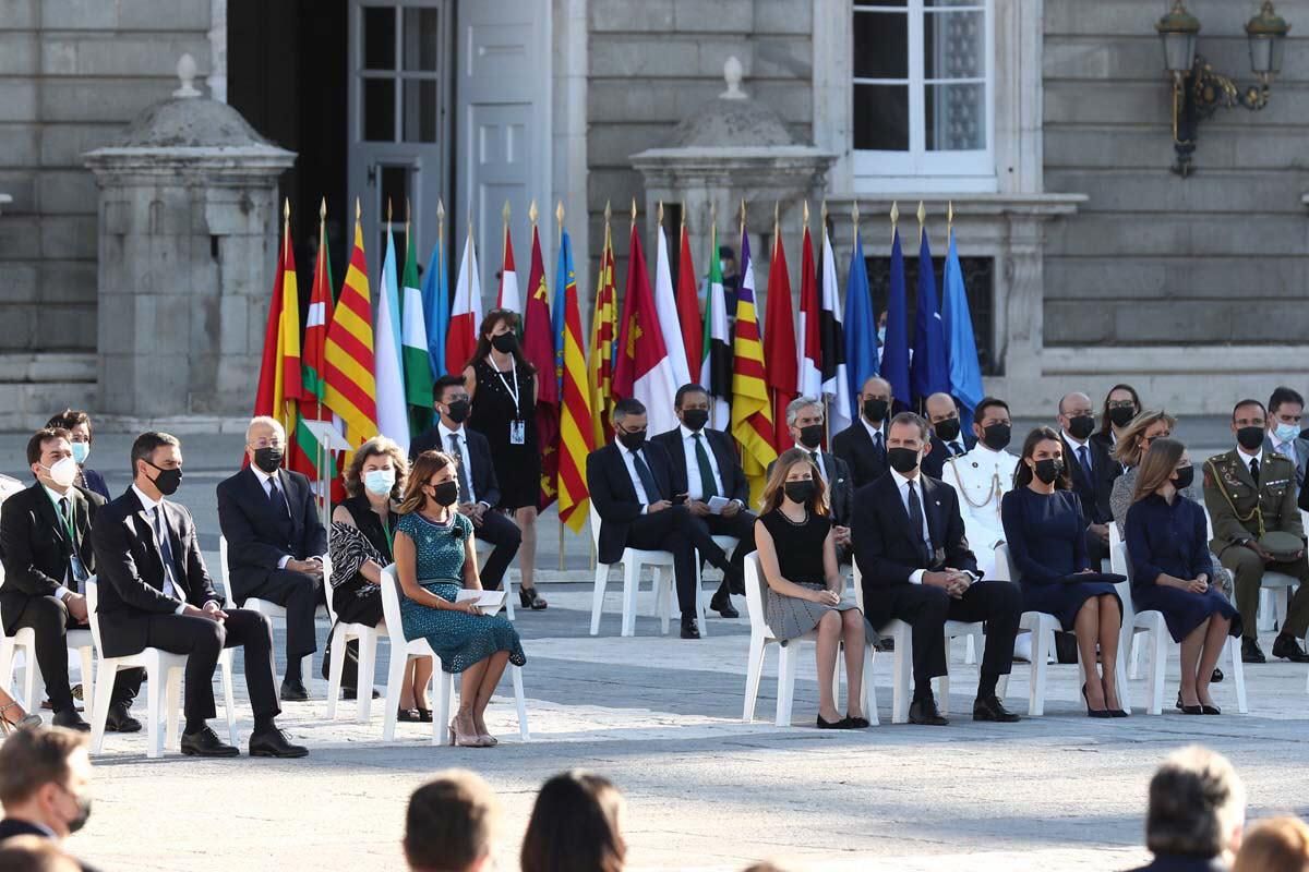 Homenaje de Estado a las víctimas del covid-19, en imágenes