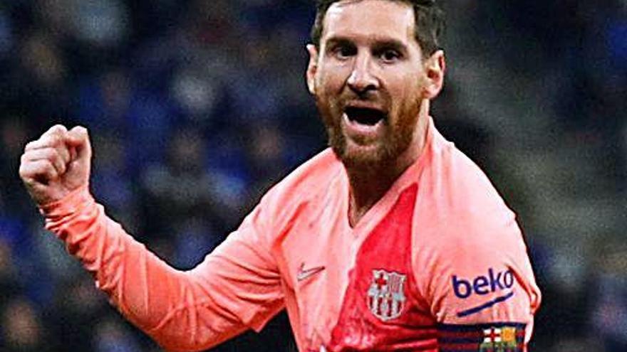 Leo Messi ha marcat 15 gols fins ara al campionat de lliga