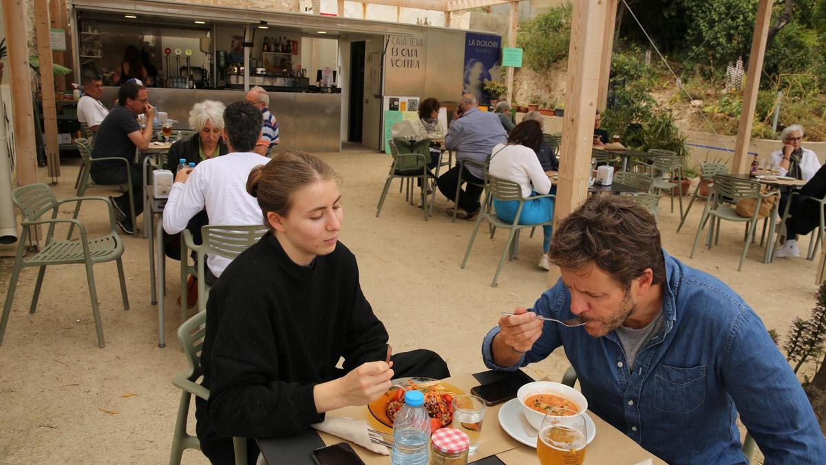 La terraza de La Dolors.