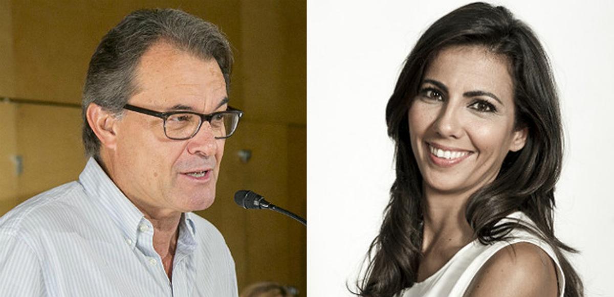 El president Artur Mas i la periodista Ana Pastor, aquest diumenge a la nit, cara a cara. El president Artur Mas i la periodista Ana Pastor, aquest diumenge a la nit, cara a cara.