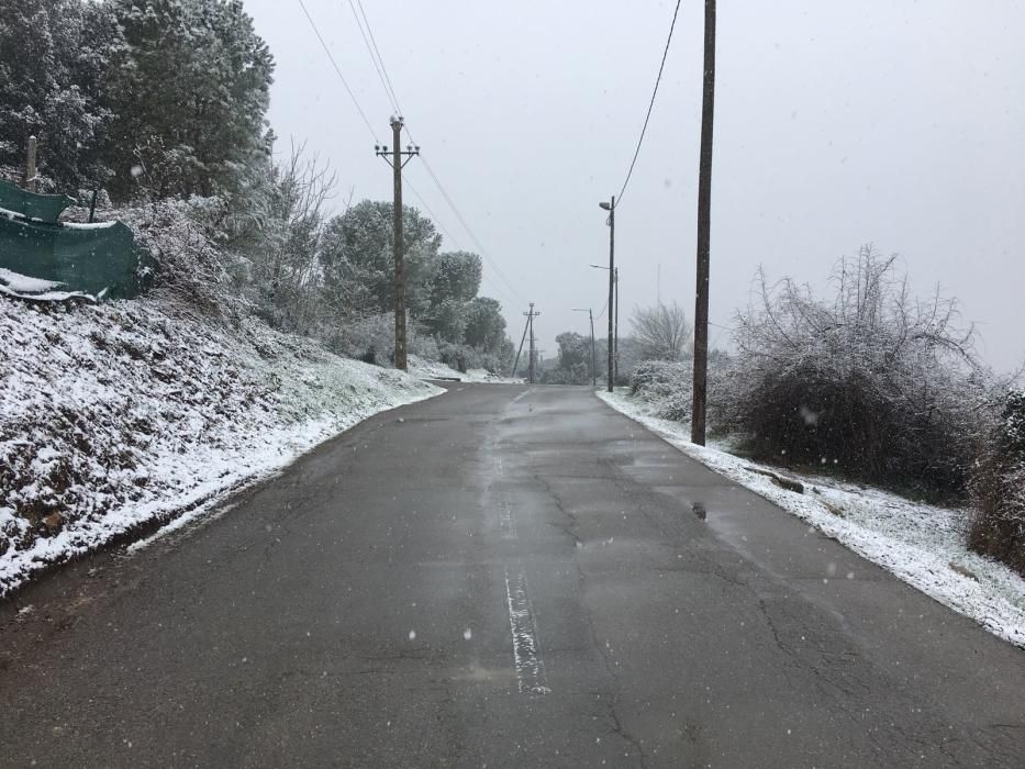 Nevada a Girona.