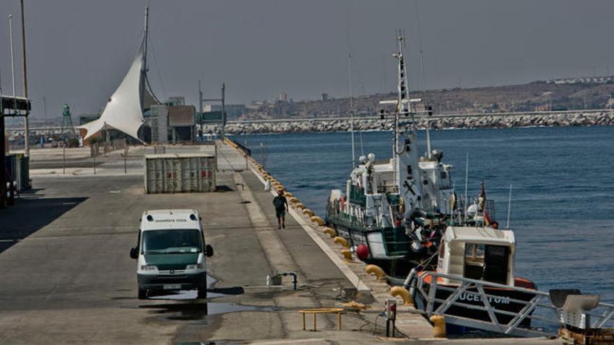 Vista del Puerto de Alicante.