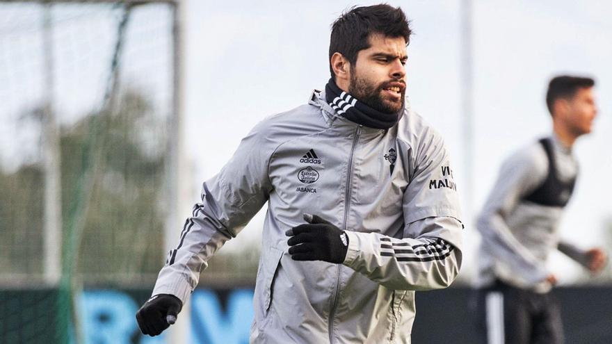 Araújo, durante un entrenamiento. |  // RCCV