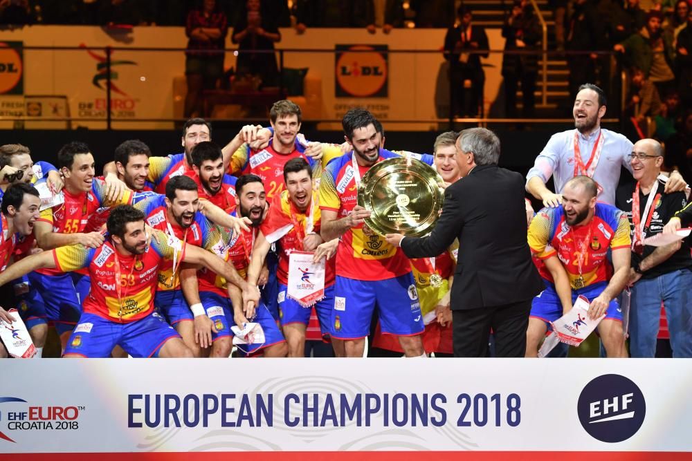 España, campeona de Europa de balonmano