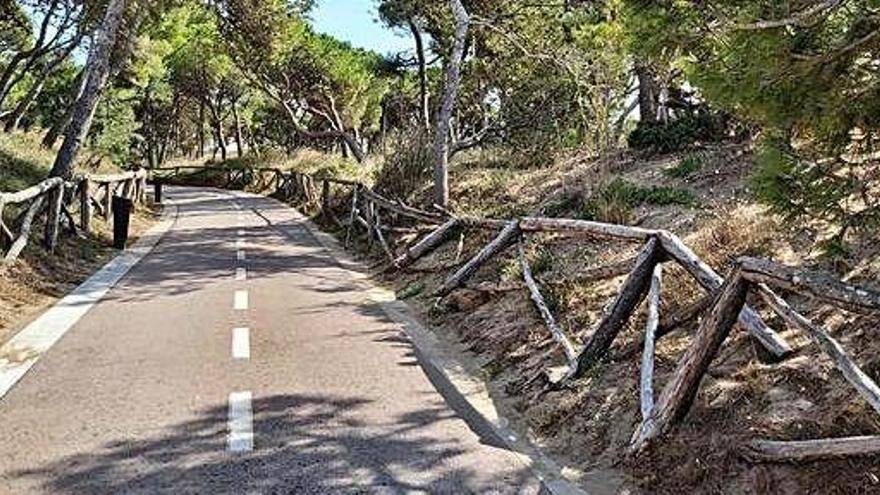 L&#039;estat actual d&#039;algunes de les tanques del passeig d&#039;Empúries.