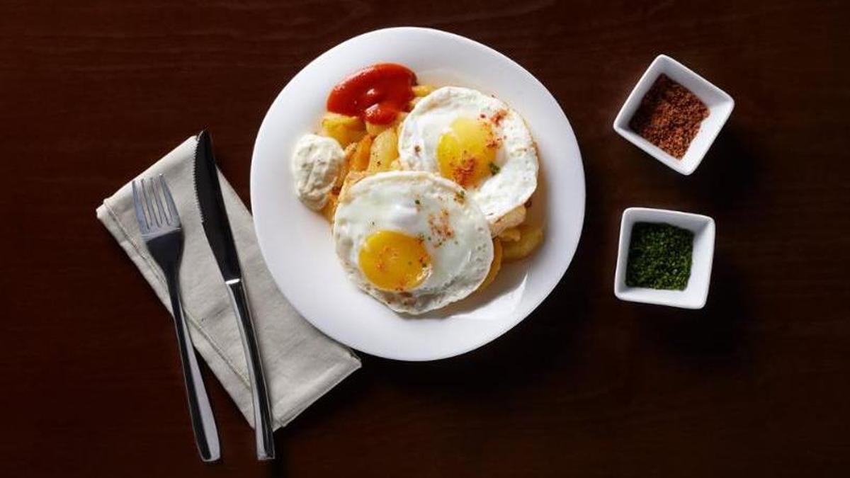 Huevos estrellados de CalaBoca