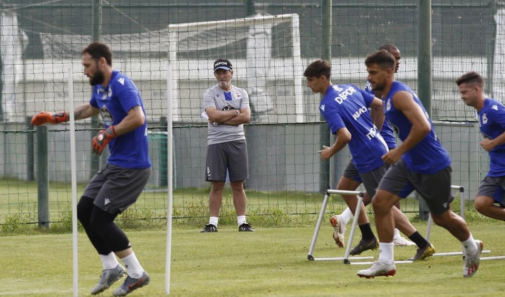 El Dépor entrena también la cohesión del grupo