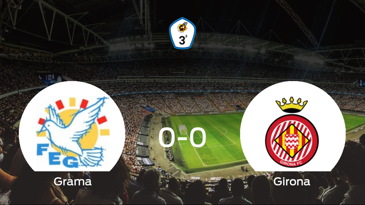 El Grama y el Girona B no encuentran el gol y se reparten los puntos (0-0)