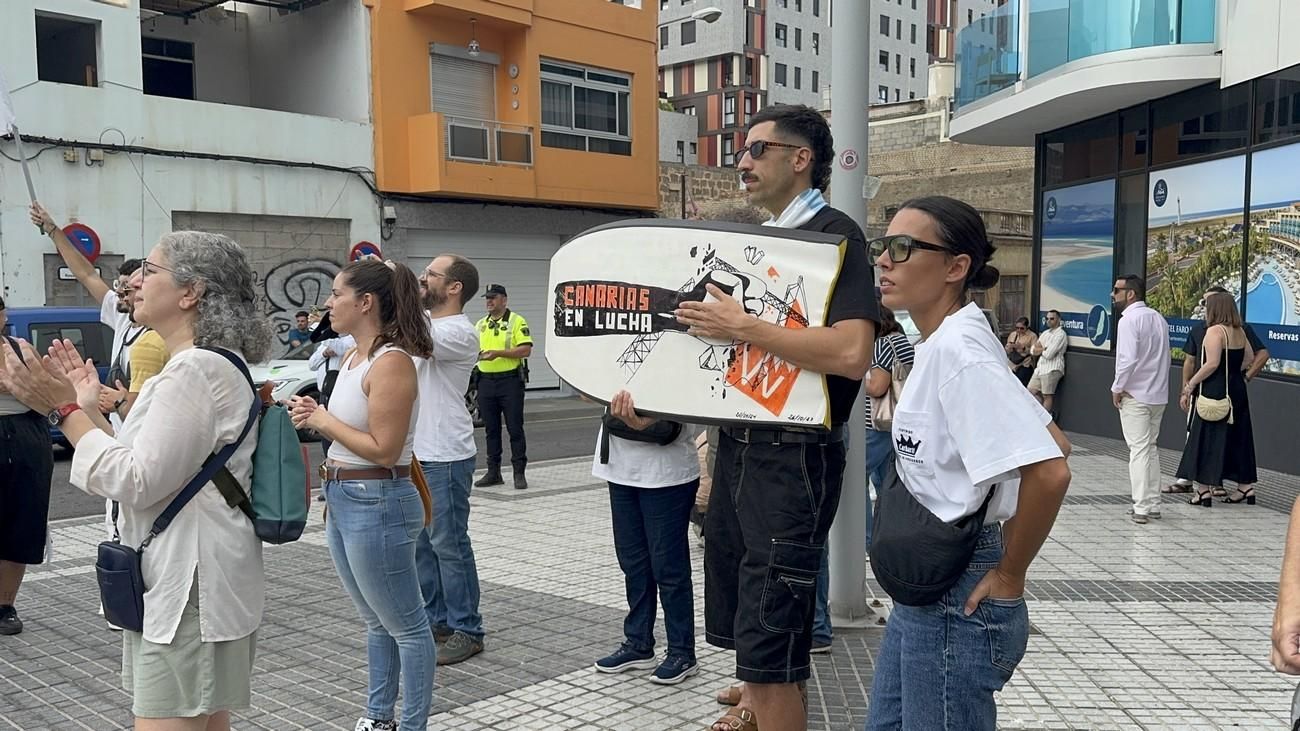 Manifestación en Guanarteme contra la gentrificación y la especulación inmobiliaria