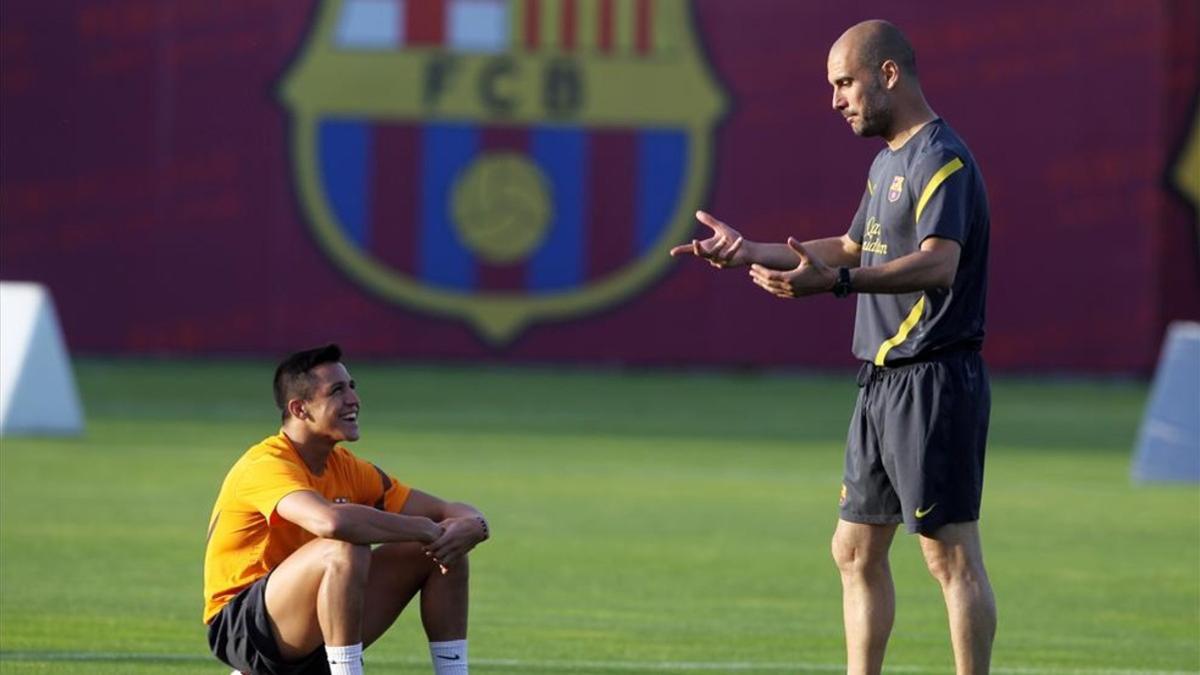 Pep Guardiola avaló el fichaje de Alexis cuando ocupaba el banquillo del FC Barcelona