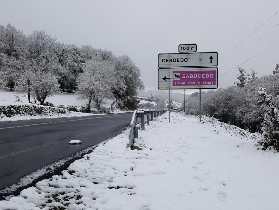 Temporal de nieve en Galicia