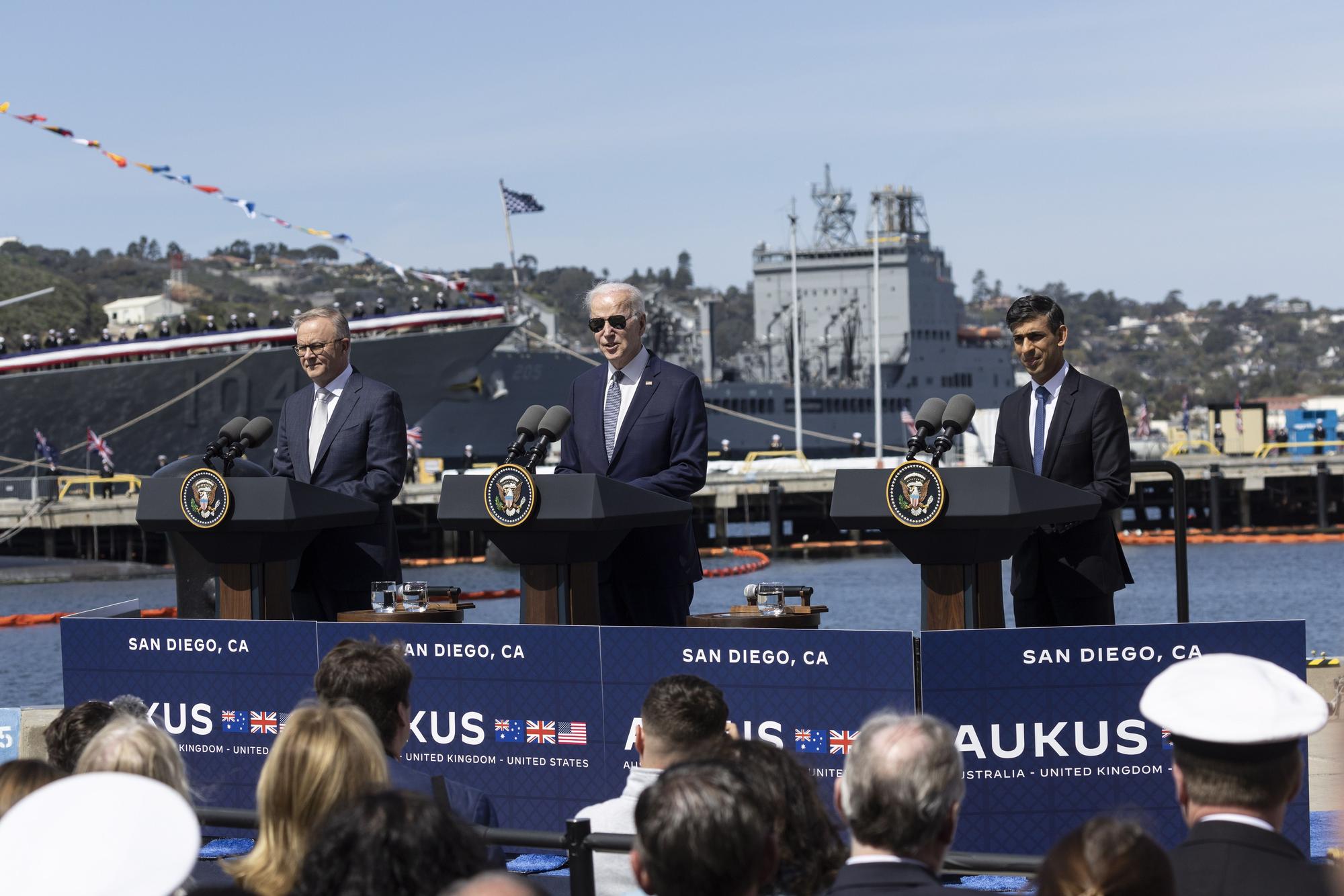 US President unveils Submarine Deal With Australia and the UK