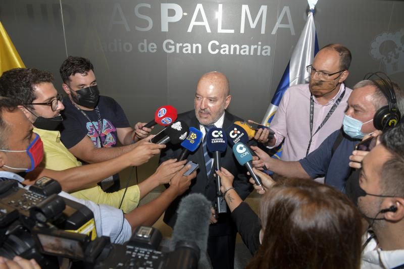 Almuerzo de los presidentes de la UD Las Palmas y el CD Tenerife