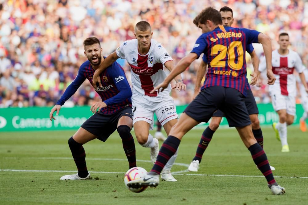 Les millors imatges del Barça-Osca