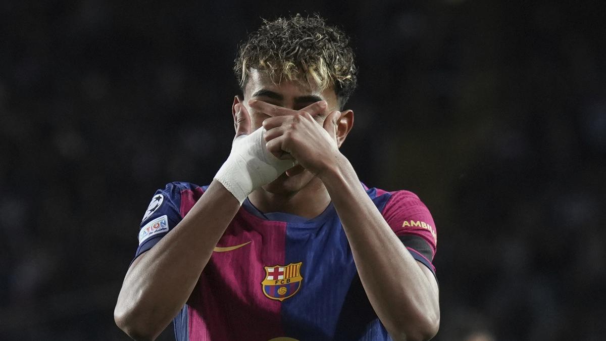 ¡Como para no limpiarle las botas! Así fue la obra de arte de Lamine y la celebración más esperada