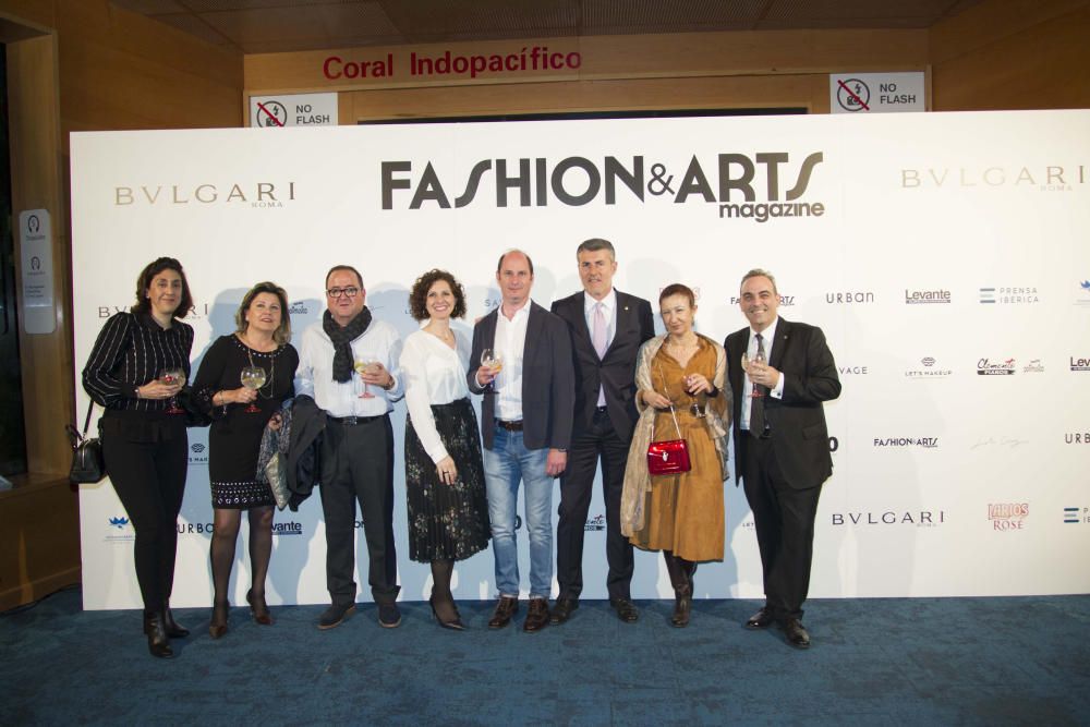 Gala de presentación de la revista Fashion & Arts Magazine en València.