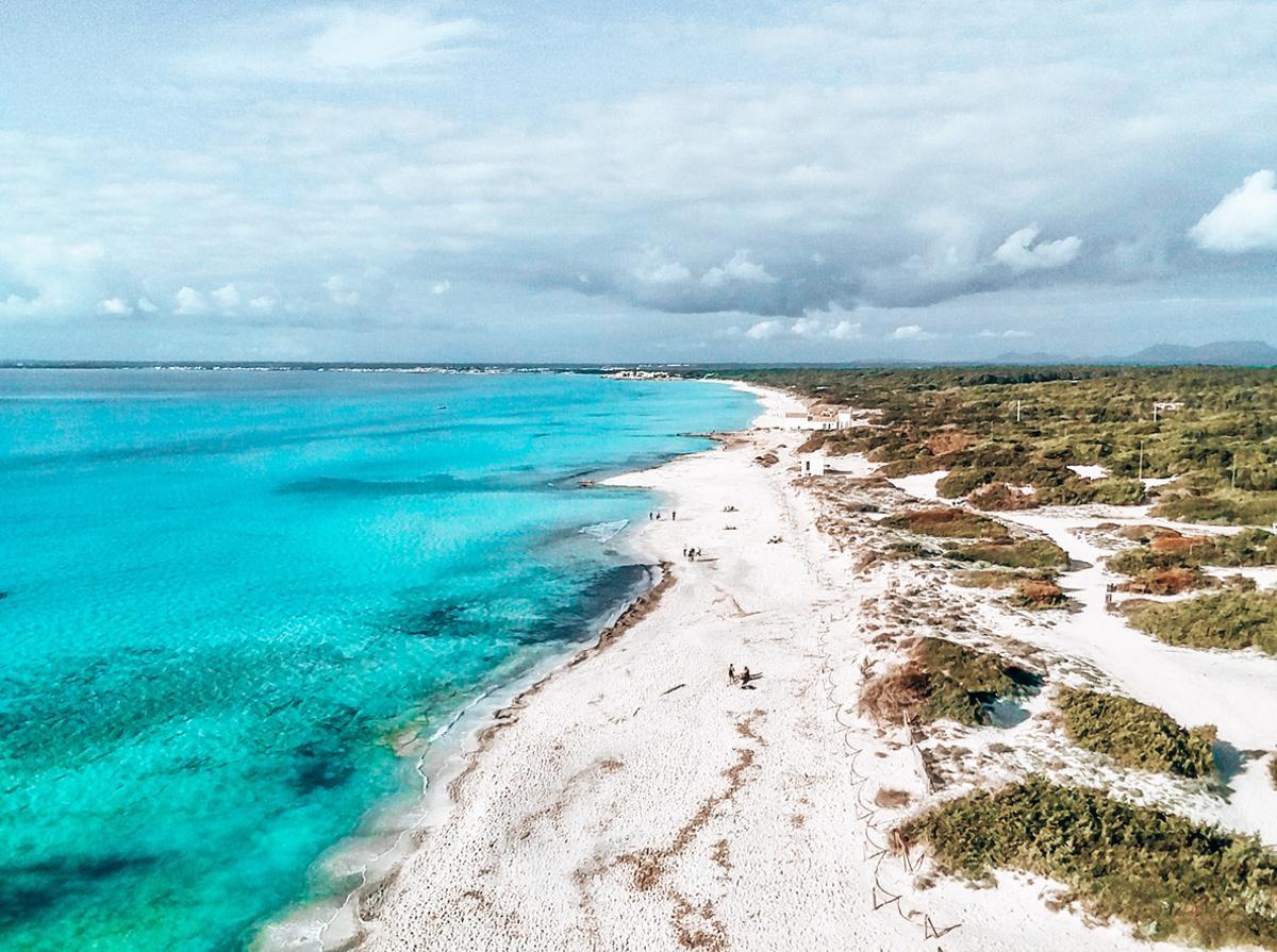 Es Trenc, o el Caribe Mediterráneo.