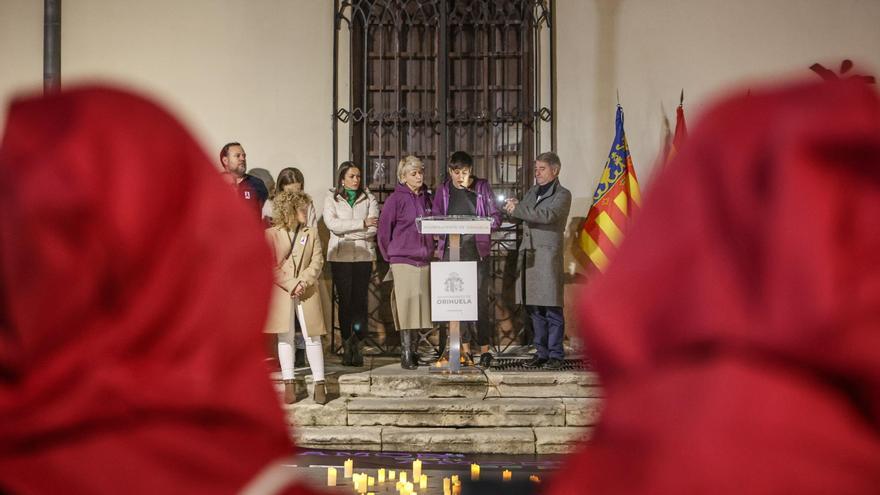 Marcha por la eliminación de la violencia contra las mujeres en Orihuela