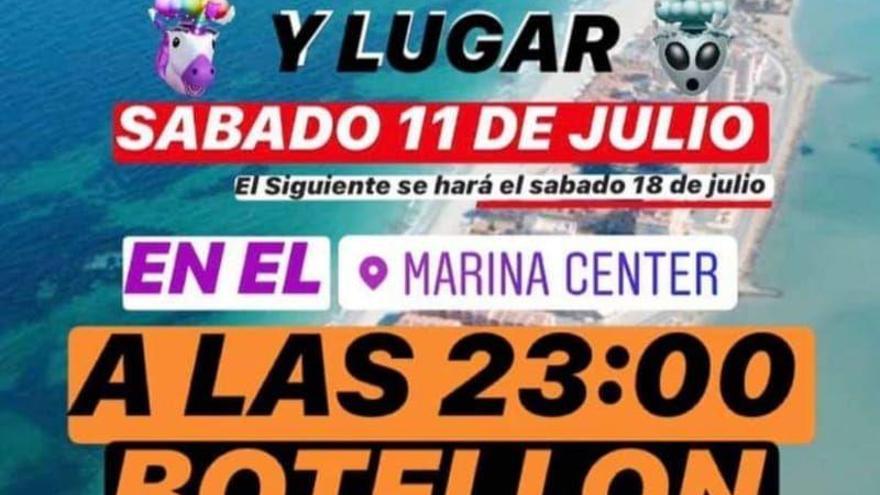 Cartel de la convocatoria del evento.