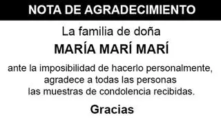 Nota María Marí Marí