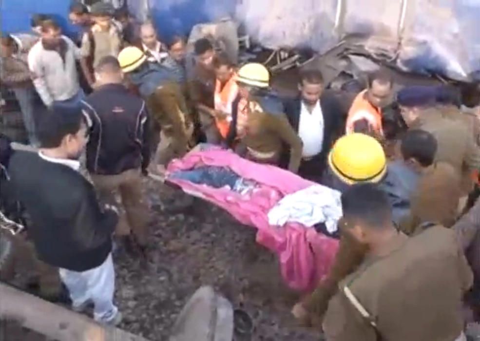 Accidente de tren en la India