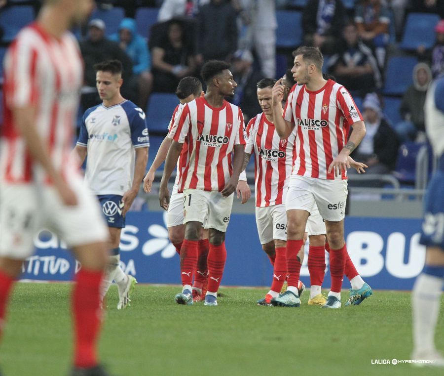 Así fue el partido entre el Sporting y el Tenerife