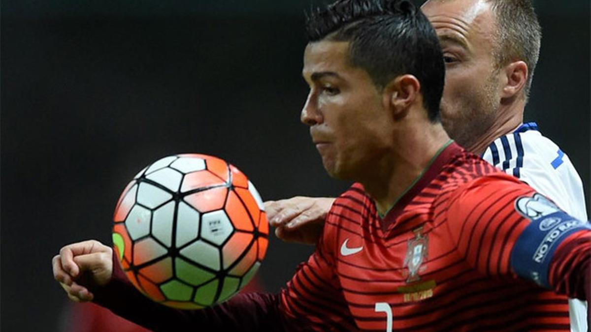 Cristiano atraviesa una fase discreta en el aspecto goleador con Portugal