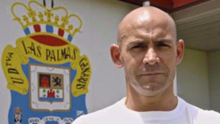 Paco Jémez, cuando entrenaba a la UD Las Palmas.